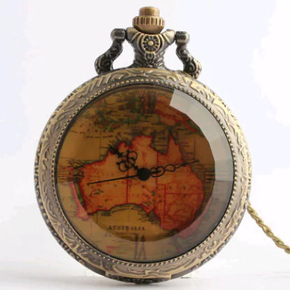 Antique Australian Map Quartz Watch