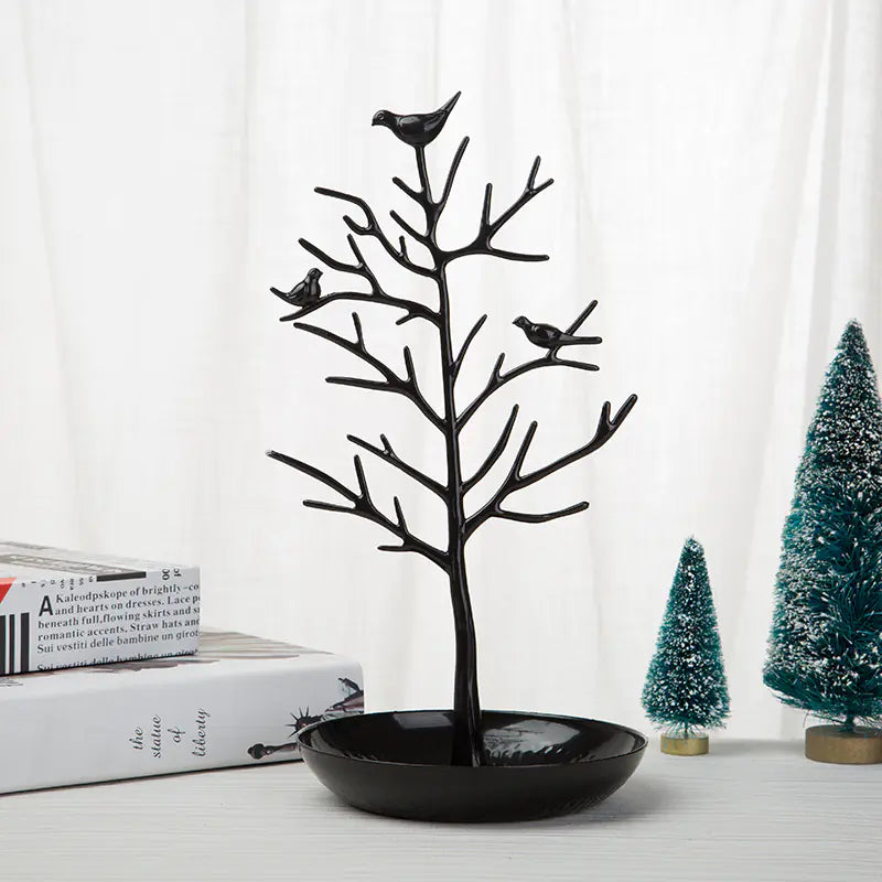 Artistic Metal Jewelry Tree Display